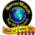 ServerWatch Hall of Fame '98 Winner!